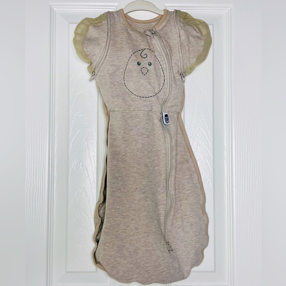 Unisex Nested bean zen one weighted swaddle transition sleep sack 0-3m removabl…